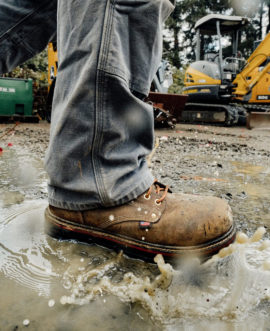 Men's Liberty 8" Waterproof 90° Heel Boot (Carbon Toe) Coffee Bean/Black / Keen Online