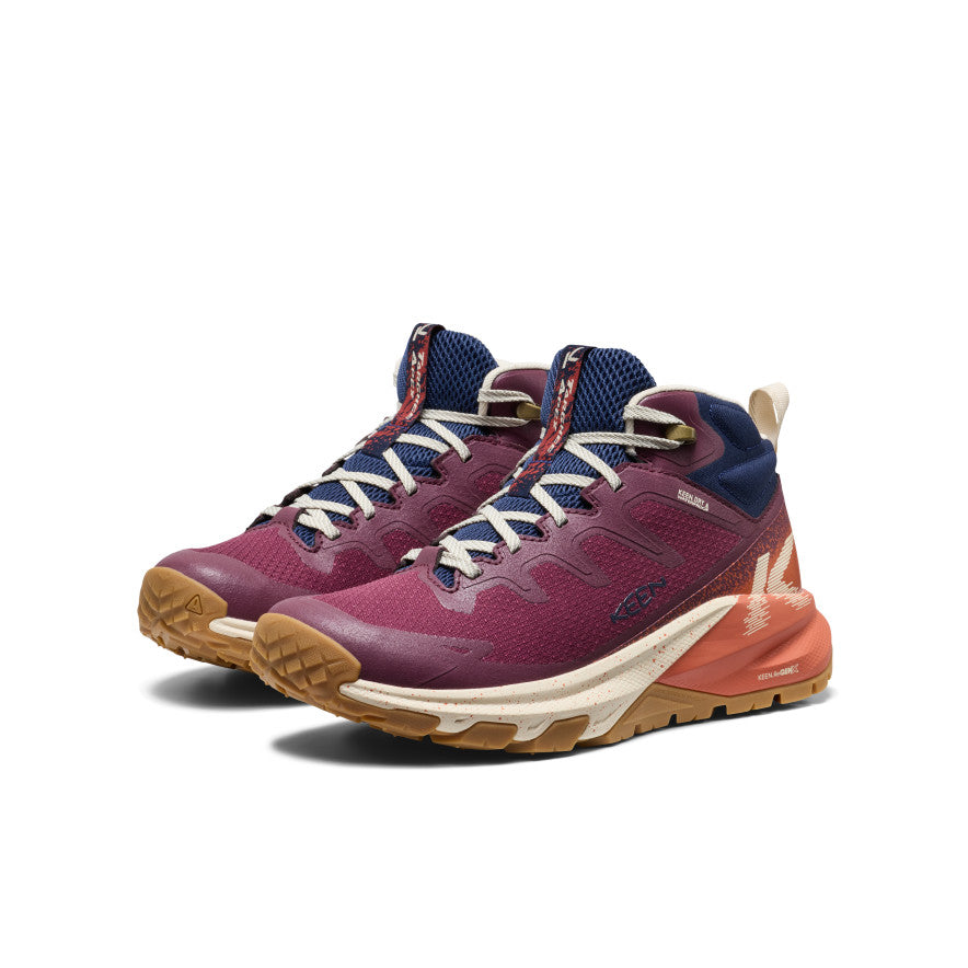 Women's Targhee Apex Waterproof Hiking Boot Fig/Burnt Brick / Keen Online