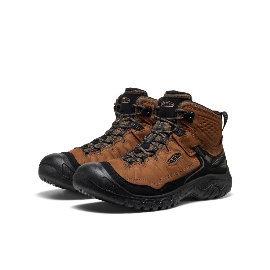 Men's Targhee IV Waterproof Hiking Boot Bison/Black | Keen Discount