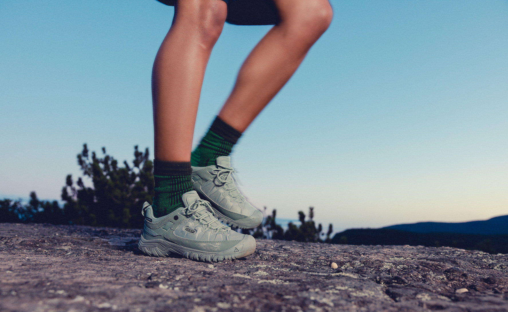 Women's Targhee EXP Waterproof Hiking Shoe Lily Pad/Lily Pad | Keen Outlet