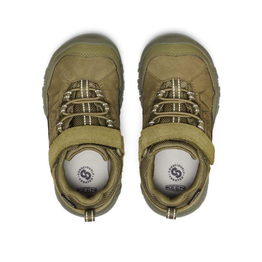 Little Kids' Targhee IV Waterproof Hiking Shoe Martini Olive / Keen Sale
