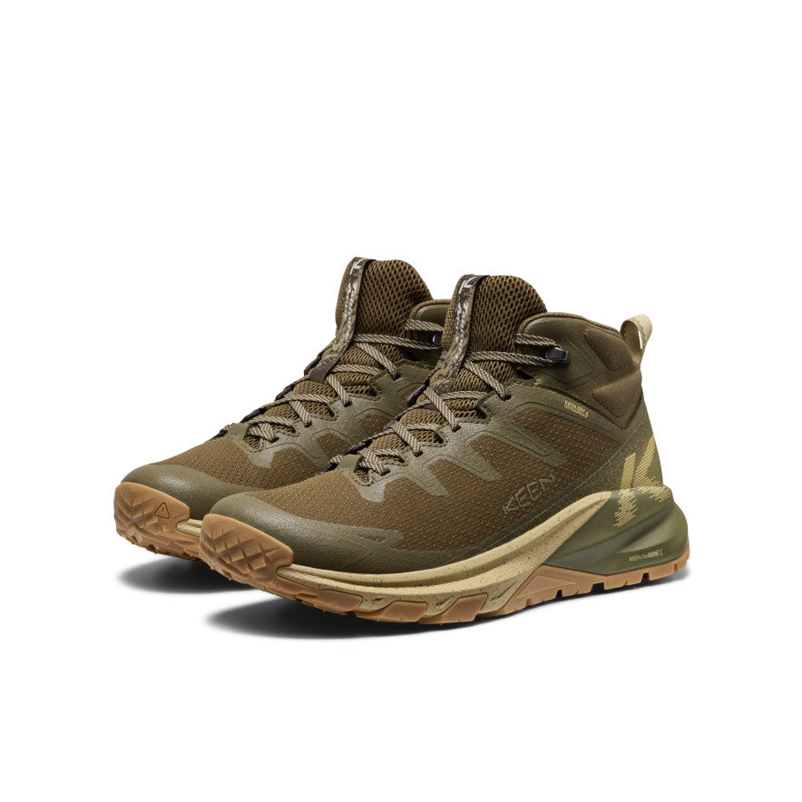 Men's Targhee Apex Wide Waterproof Hiking Boot Dark Olive/Khaki / Keen Sale