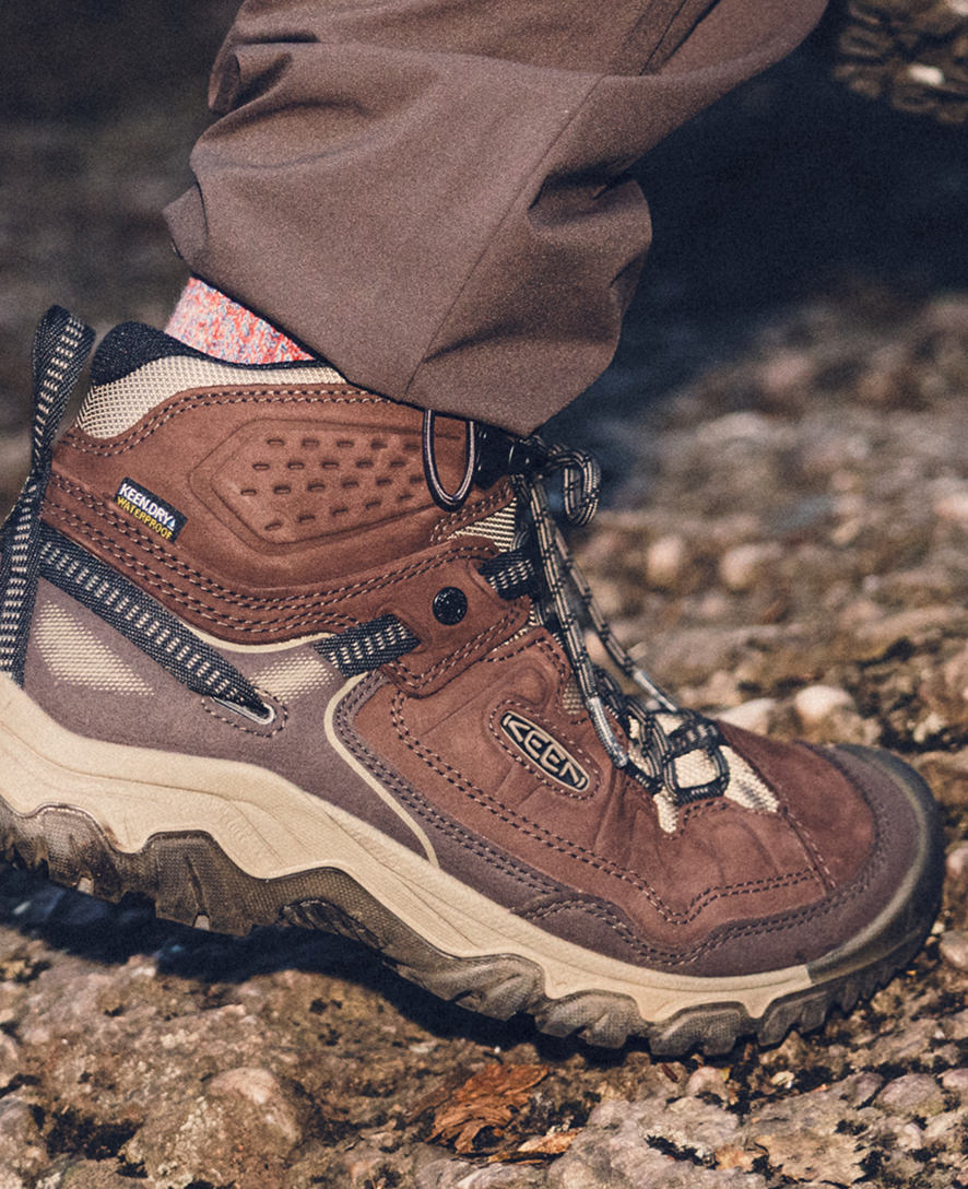 Men's Targhee IV Waterproof Hiking Boot Java/Brindle / Keen Online
