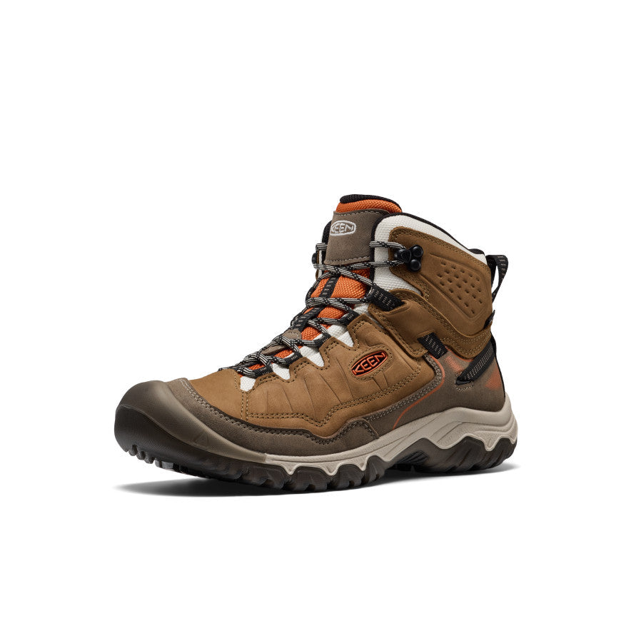 Men's Targhee IV Waterproof Hiking Boot Coyote/Gold Flame / Keen Online