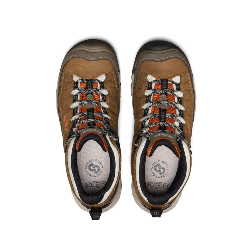 Men's Targhee IV Waterproof Hiking Boot Coyote/Gold Flame / Keen Online