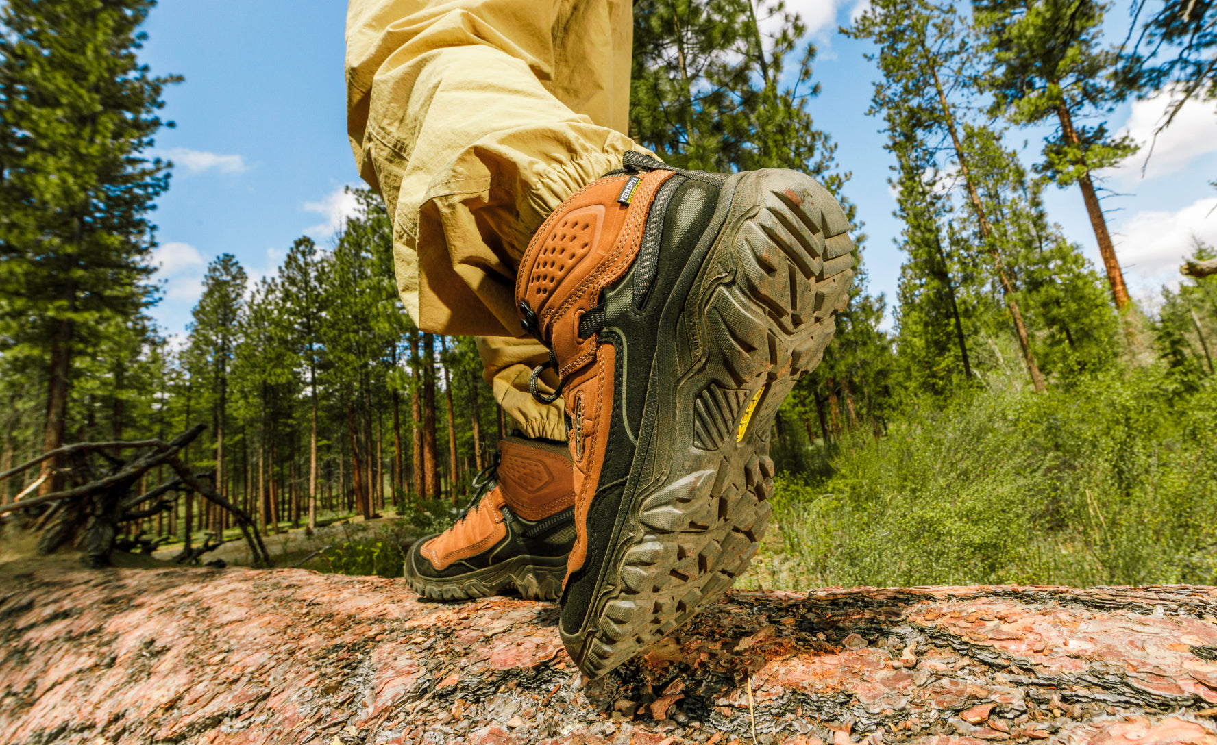 Men's Targhee IV Waterproof Hiking Boot Coyote/Gold Flame / Keen Online