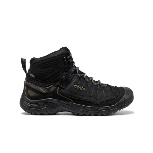 Men's Targhee IV Wide Waterproof Hiking Boot Triple Black / Keen Sale