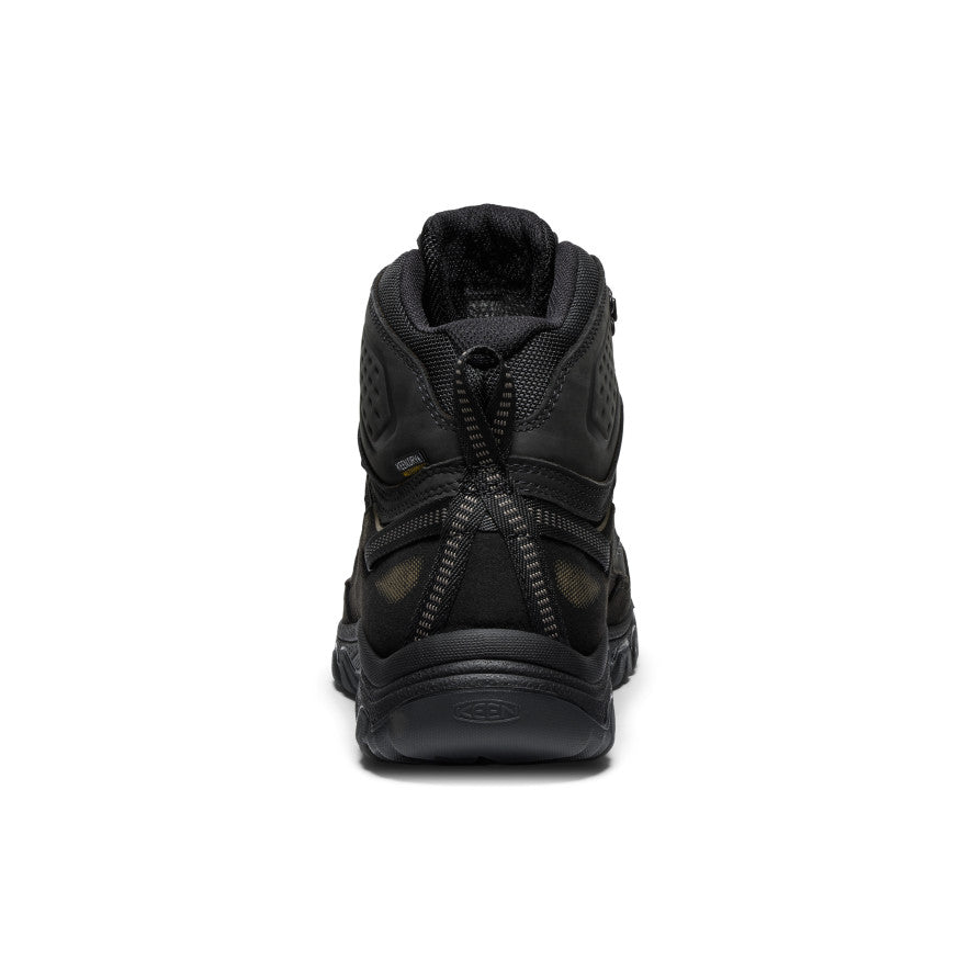 Men's Targhee IV Wide Waterproof Hiking Boot Triple Black / Keen Sale