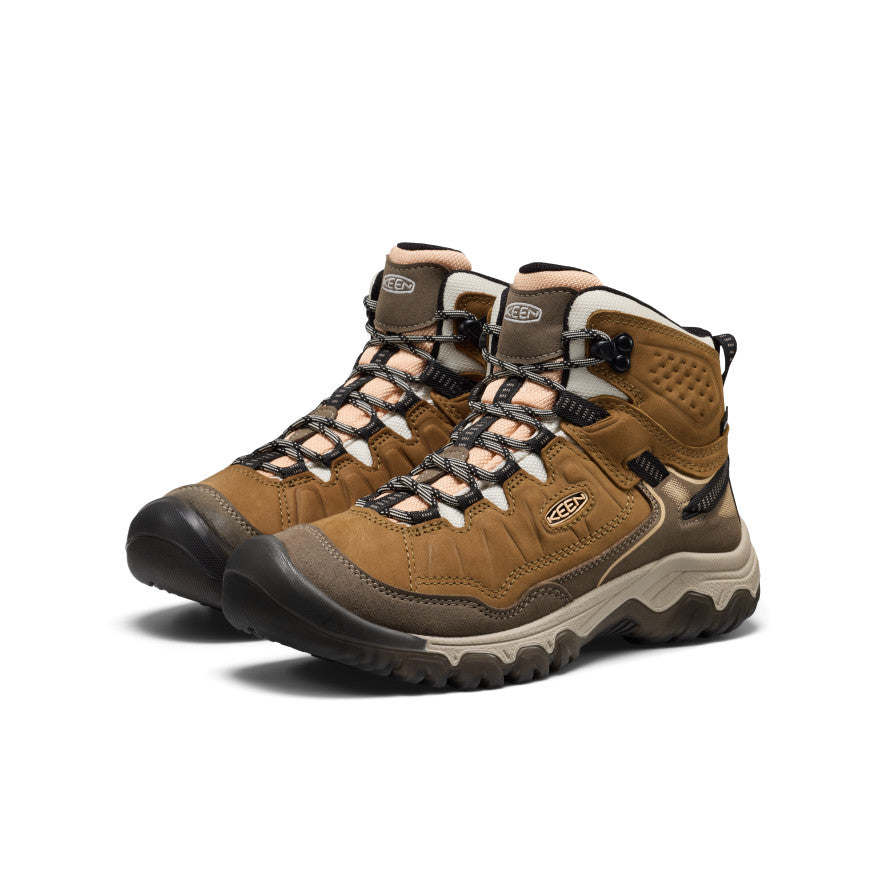 Women's Targhee IV Waterproof Hiking Boot Coyote/Peach Fuzz / Keen For sale