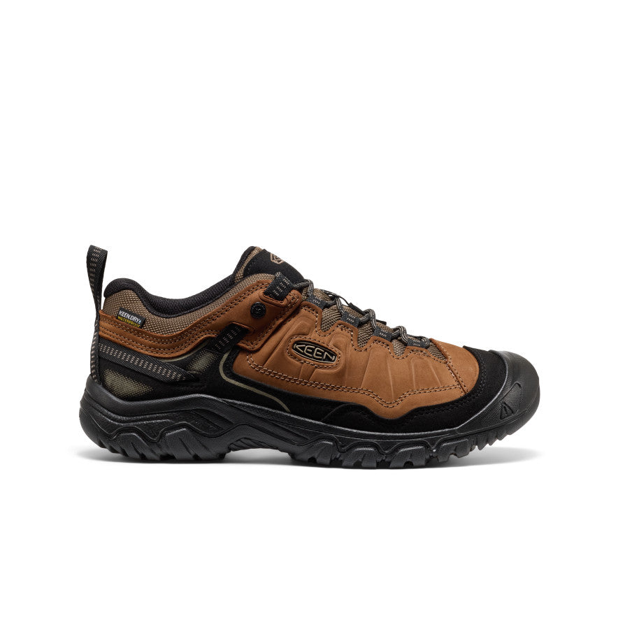 Men's Targhee IV Waterproof Hiking Shoe Bison/Black / Keen Online