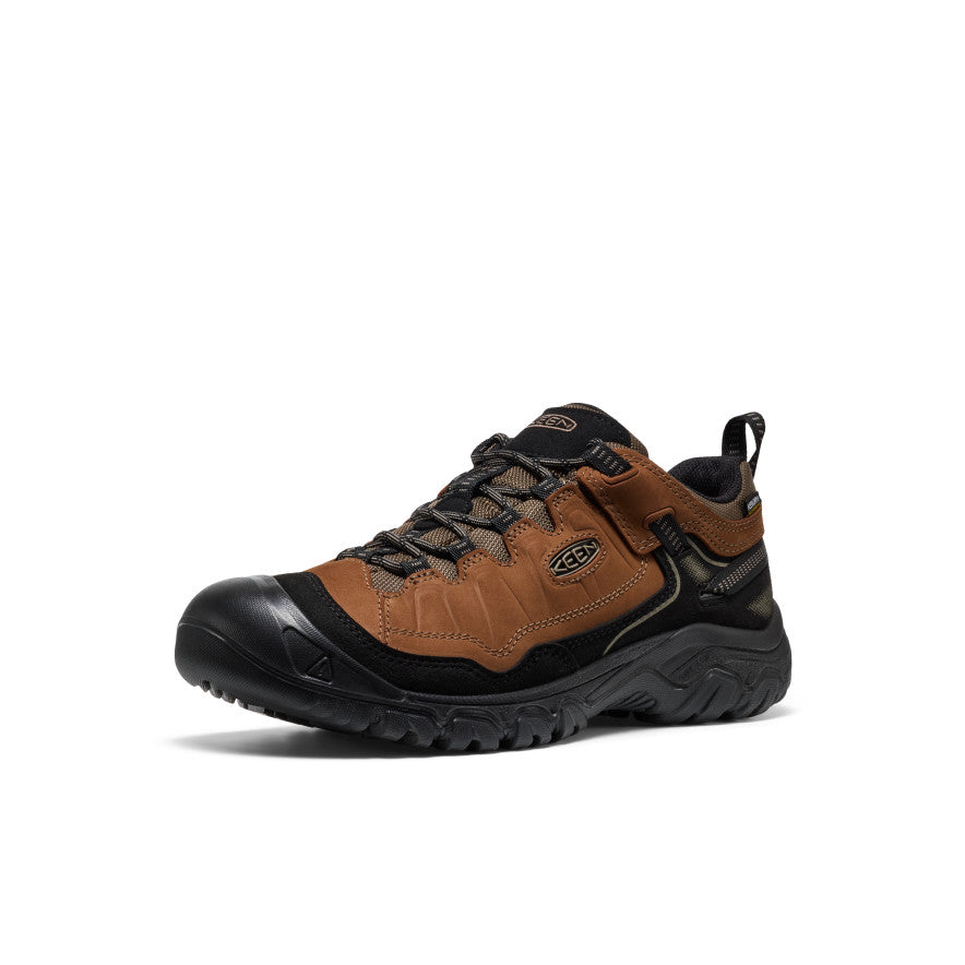 Men's Targhee IV Waterproof Hiking Shoe Bison/Black / Keen Online