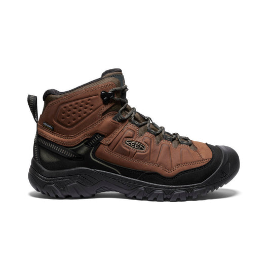Men's Targhee IV Wide Waterproof Hiking Boot Bison/Black | Keen Discount