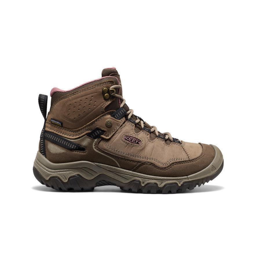 Women's Targhee IV Waterproof Hiking Boot Brindle/Nostalgia Rose / Keen Online