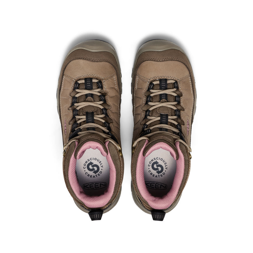 Women's Targhee IV Waterproof Hiking Boot Brindle/Nostalgia Rose / Keen Online