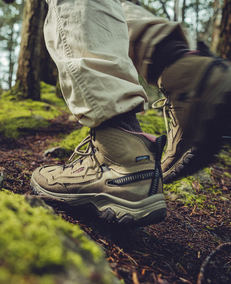 Women's Targhee IV Waterproof Hiking Boot Brindle/Nostalgia Rose / Keen Online