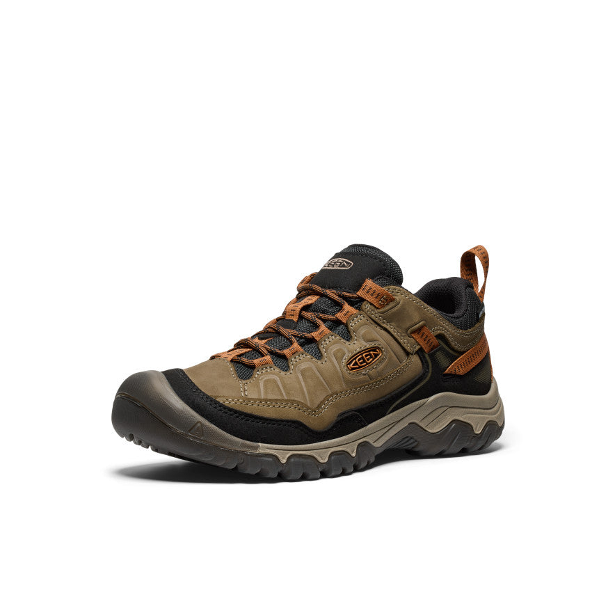 Men's Targhee IV Wide Waterproof Hiking Shoe Sea Turtle/Roasted Pecan / Keen For sale