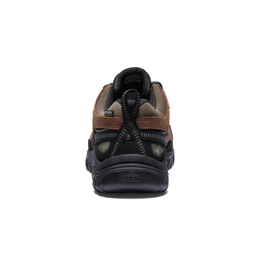Men's Targhee IV Wide Waterproof Hiking Shoe Bison/Black | Kenn On Sale