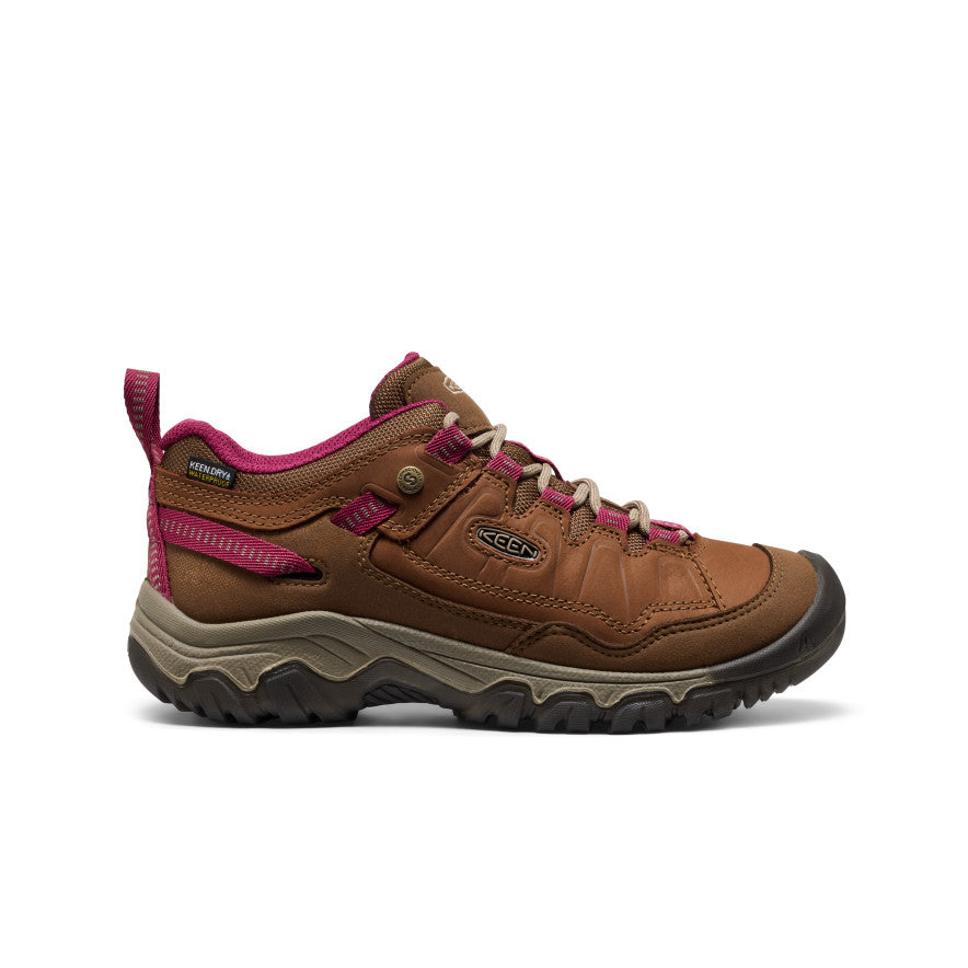 Women's Targhee IV Waterproof Hiking Shoe Bison/Beaujolais | Keen Outlet