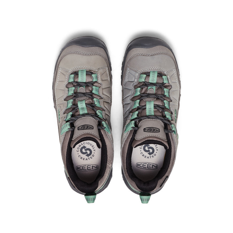Women's Targhee IV Wide Waterproof Hiking Shoe Alloy/Granite Green | Kenn On Sale
