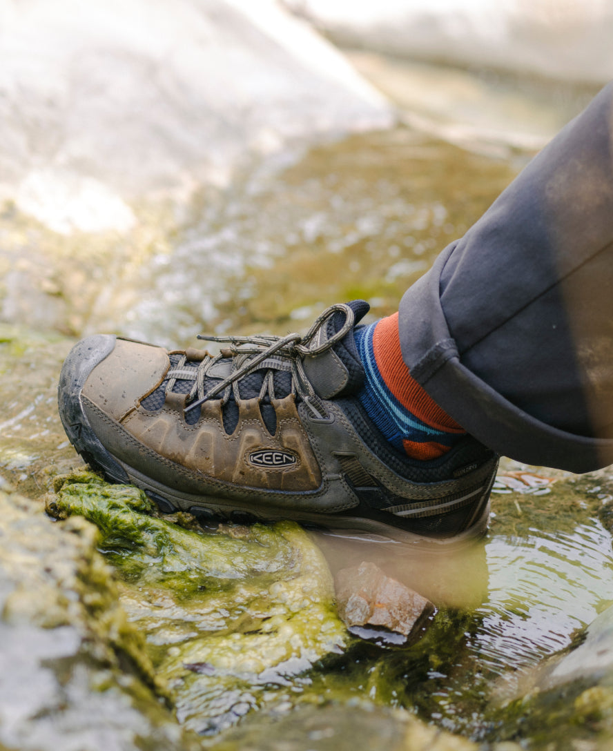 Men's Targhee III Waterproof Black Olive/Golden Brown / Keen Online