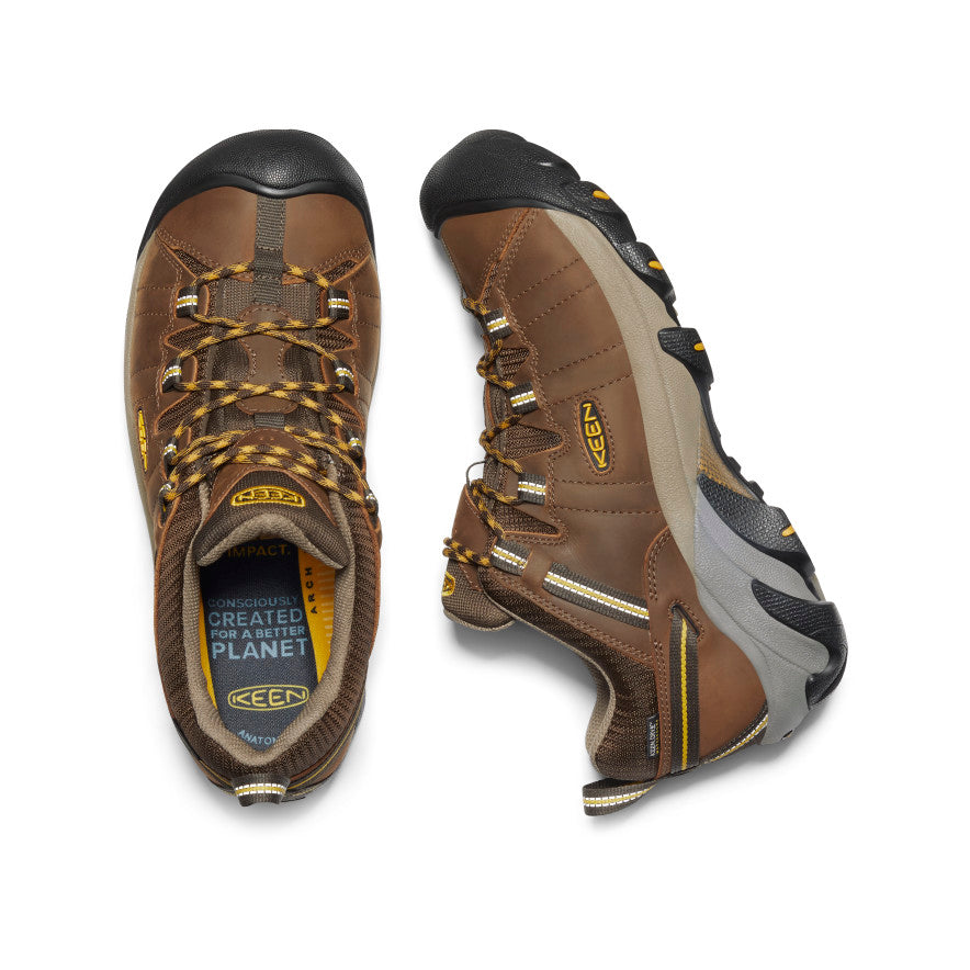 Men's Targhee II Waterproof Wide Cascade Brown/Golden Yellow / Keen Sale