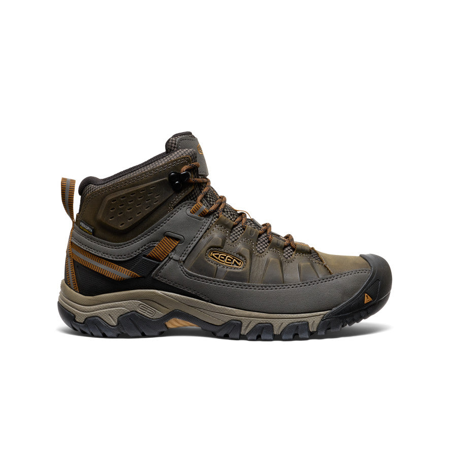 Men's Targhee III Waterproof Mid Wide Black Olive/Golden Brown / Keen Online
