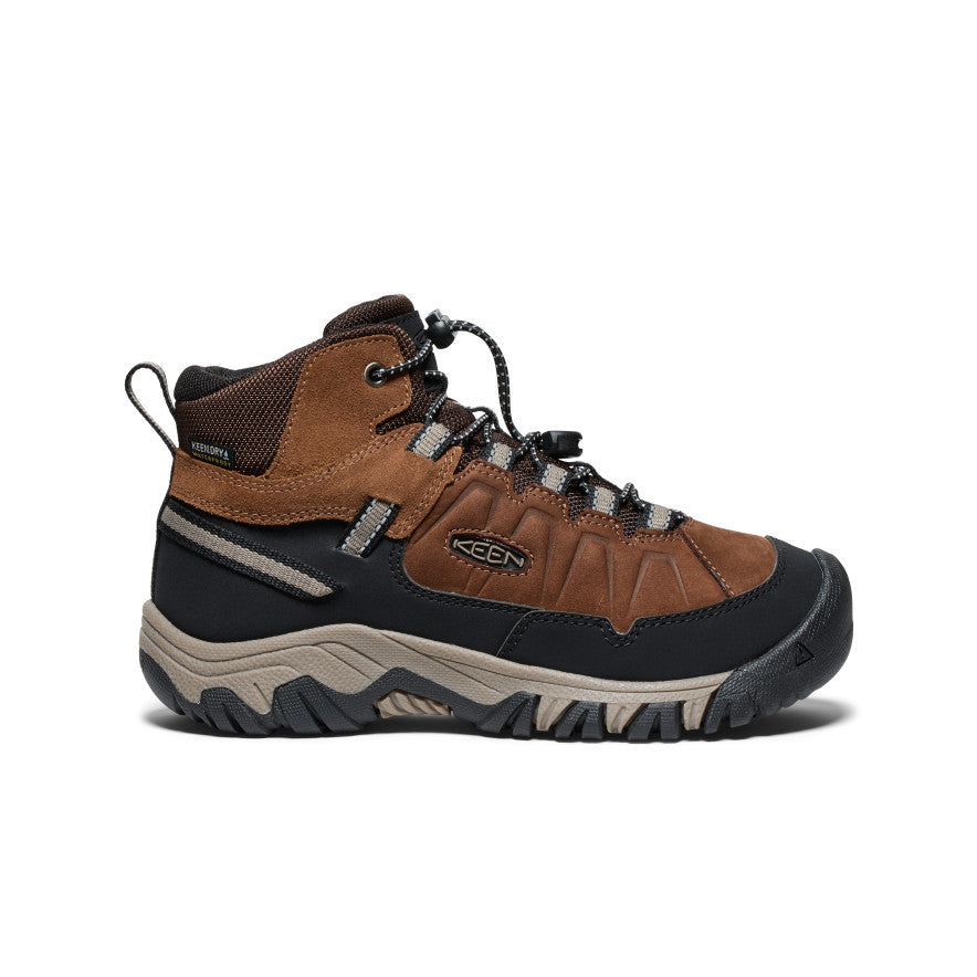 Big Kids' Targhee IV Waterproof Hiking Boot Bison/Brindle / Keen Online
