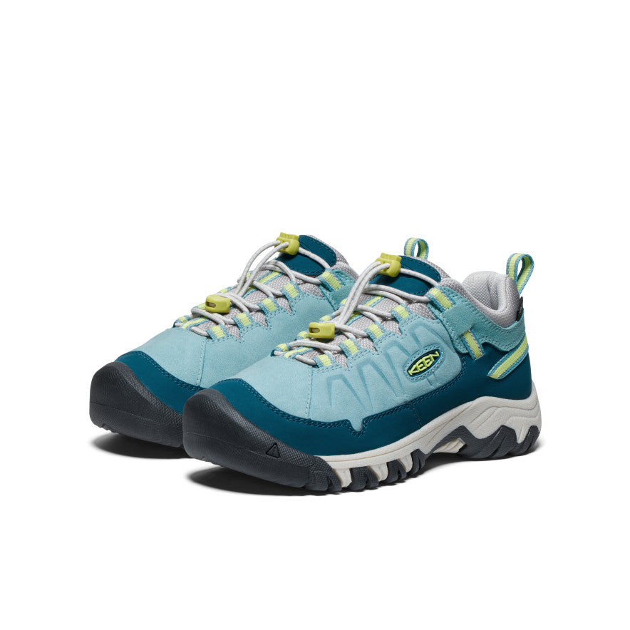 Big Kids' Targhee IV Waterproof Hiking Shoe Reef Waters/Daiquiri Green | Keen Discount