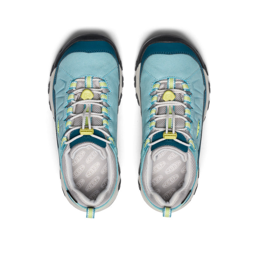 Big Kids' Targhee IV Waterproof Hiking Shoe Reef Waters/Daiquiri Green | Keen Discount