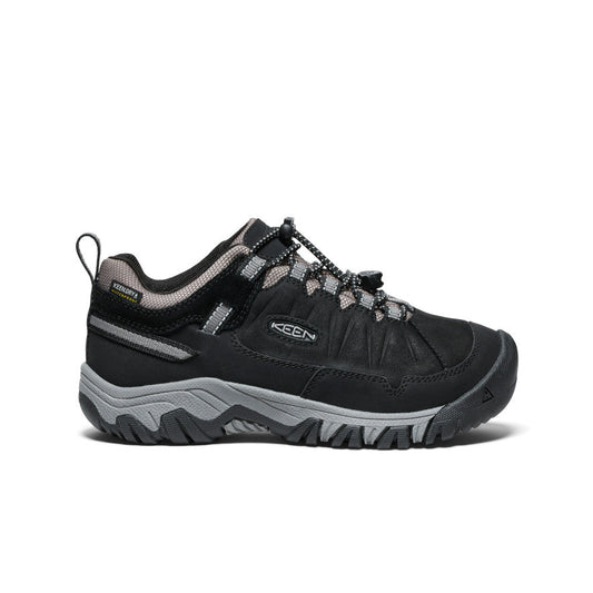 Big Kids' Targhee IV Waterproof Hiking Shoe Black/Steel Grey | Keen Outlet