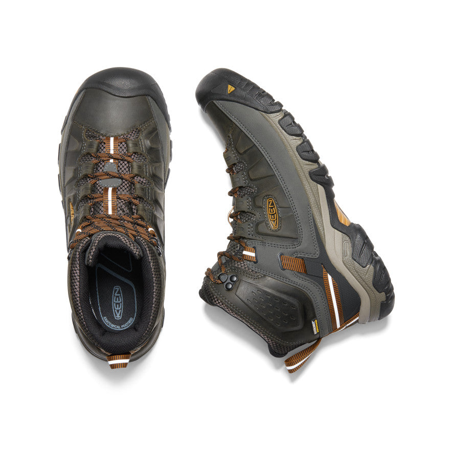 Men's Targhee III Waterproof Mid Black Olive/Golden Brown / Keen For sale