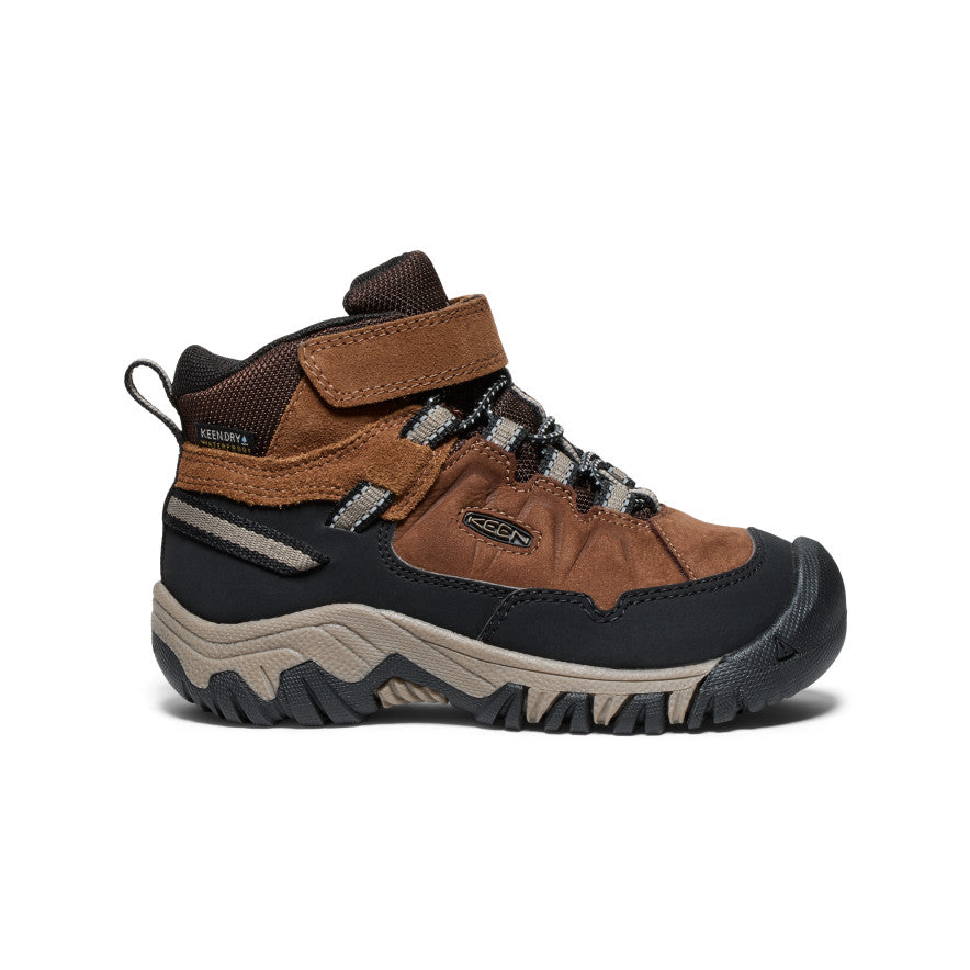 Little Kids' Targhee IV Waterproof Hiking Boot Bison/Brindle | Keen Discount