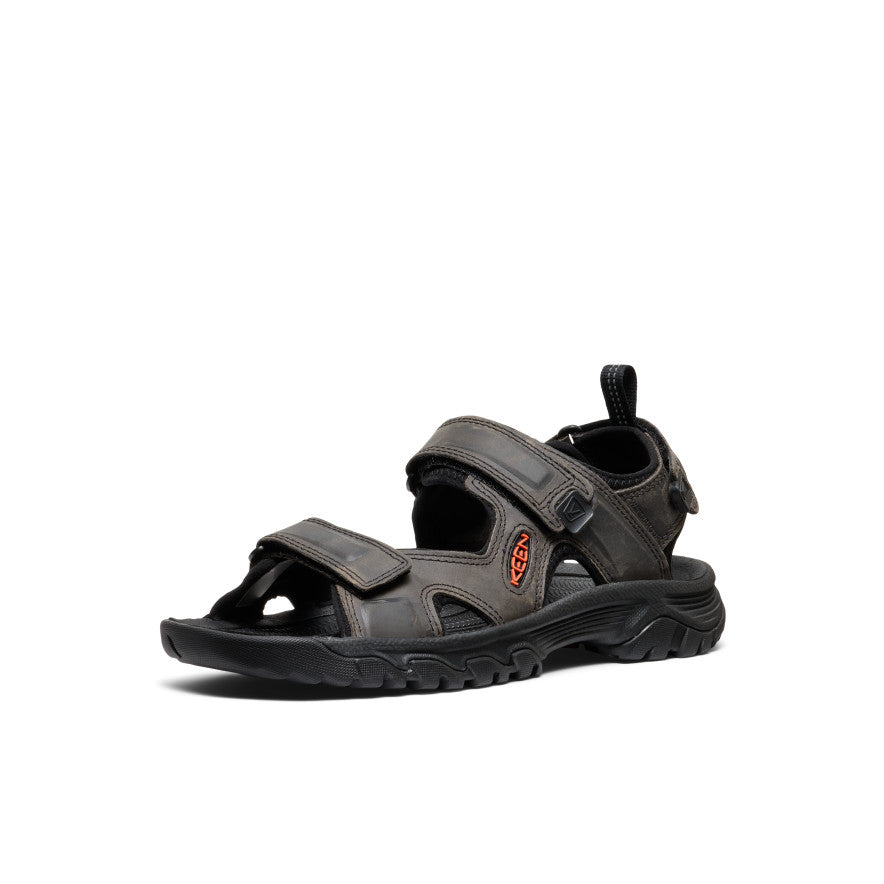 Men's Targhee III Open Toe Sandal Grey/Black | Keen Discount