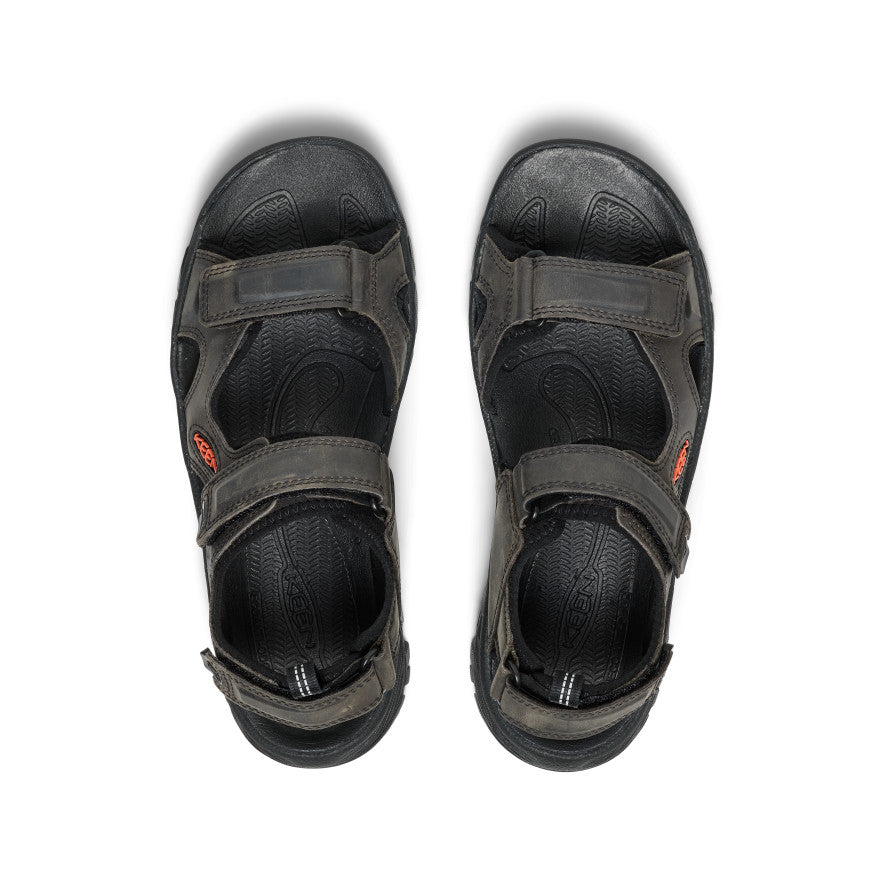 Men's Targhee III Open Toe Sandal Grey/Black | Keen Discount