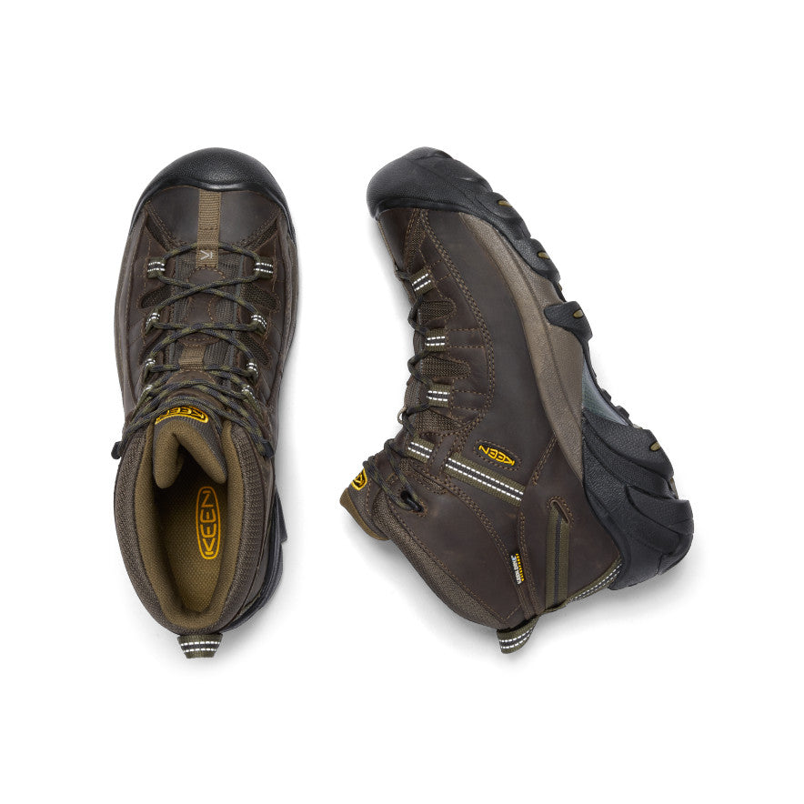 Men's Targhee II Waterproof Mid Wide Canteen/Dark Olive / Keen Sale