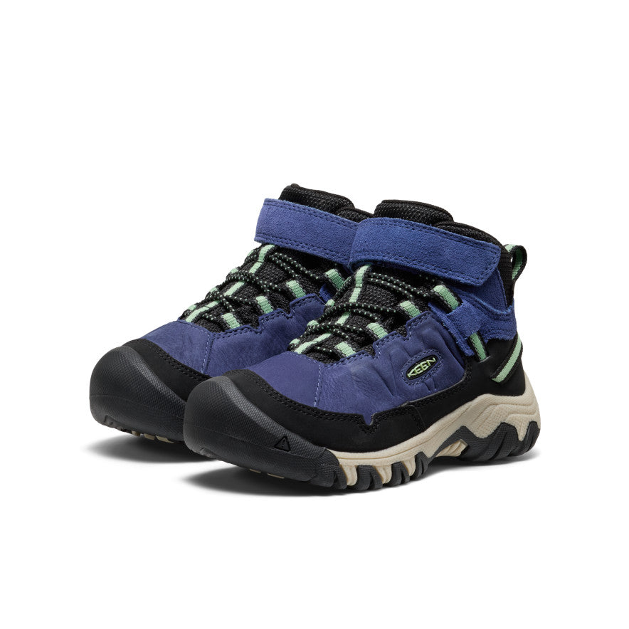 Little Kids' Targhee IV Waterproof Hiking Boot Skipper Blue/Hemlock / Keen Online
