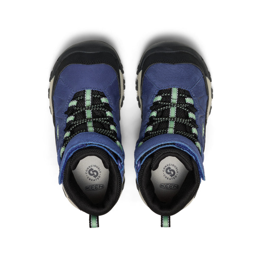 Little Kids' Targhee IV Waterproof Hiking Boot Skipper Blue/Hemlock / Keen Online