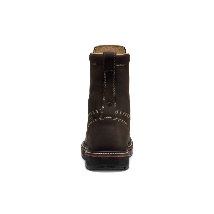 Men's Liberty 8" Waterproof 90° Heel Boot (Carbon Toe) Coffee Bean/Black / Keen Online