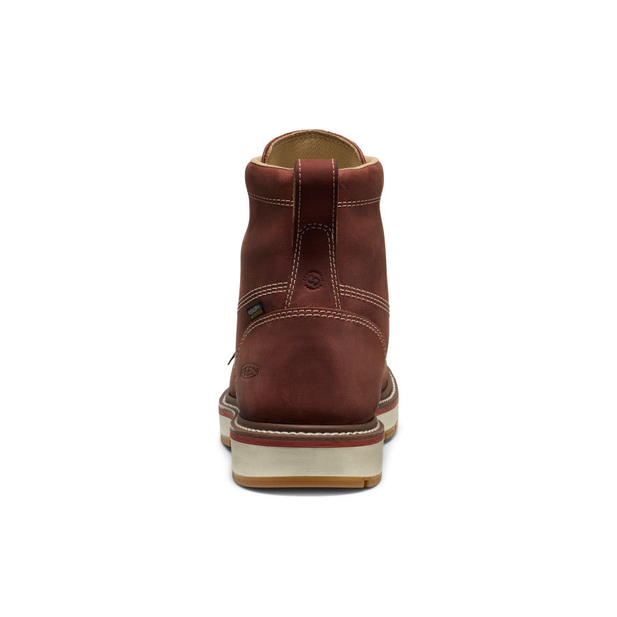 Men's Liberty 6" Waterproof 90° Heel Boot (Soft Toe) Bombay Brown/Gum / Keen For sale