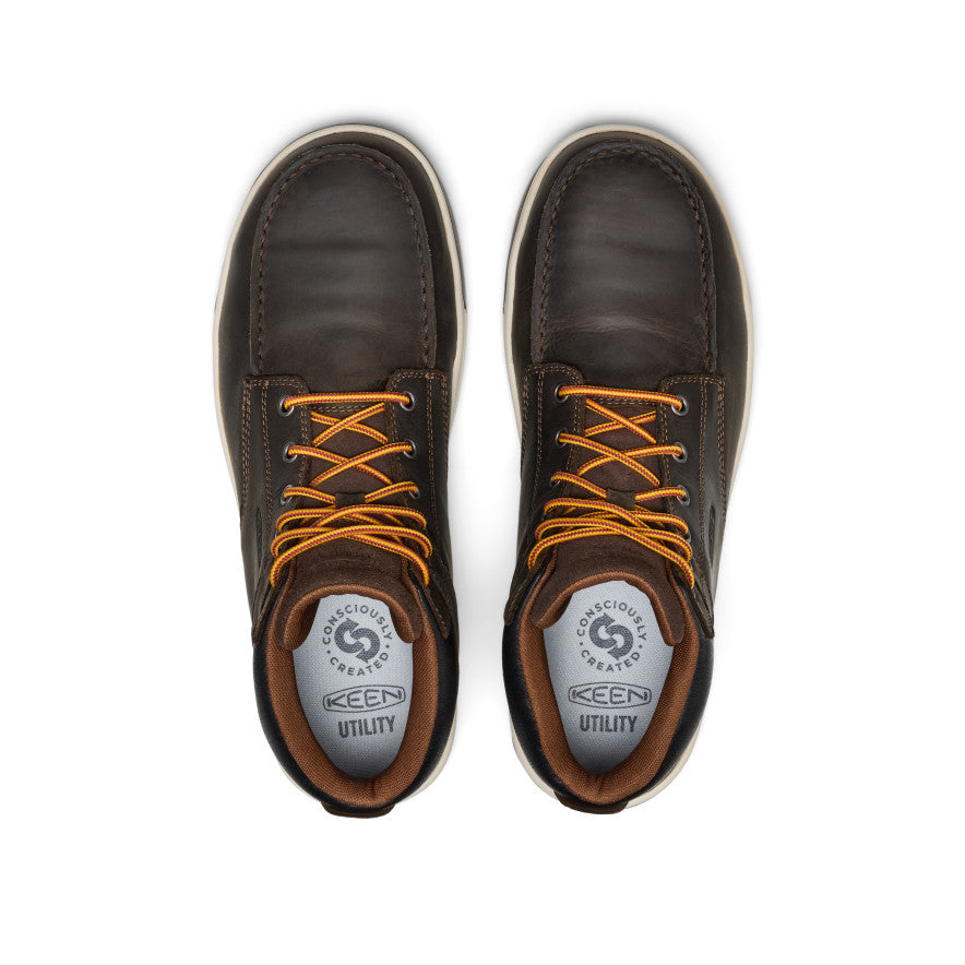 Men's Gibson Waterproof Work Boot (Carbon Toe) Cascade Brown/Gum | Keen Discount
