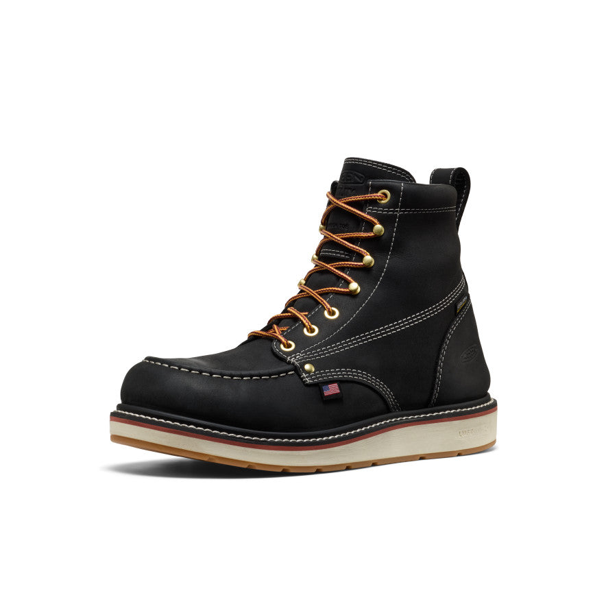 Men's Liberty 6" Waterproof Boot (Carbon Toe) Black/Gum / Keen Online
