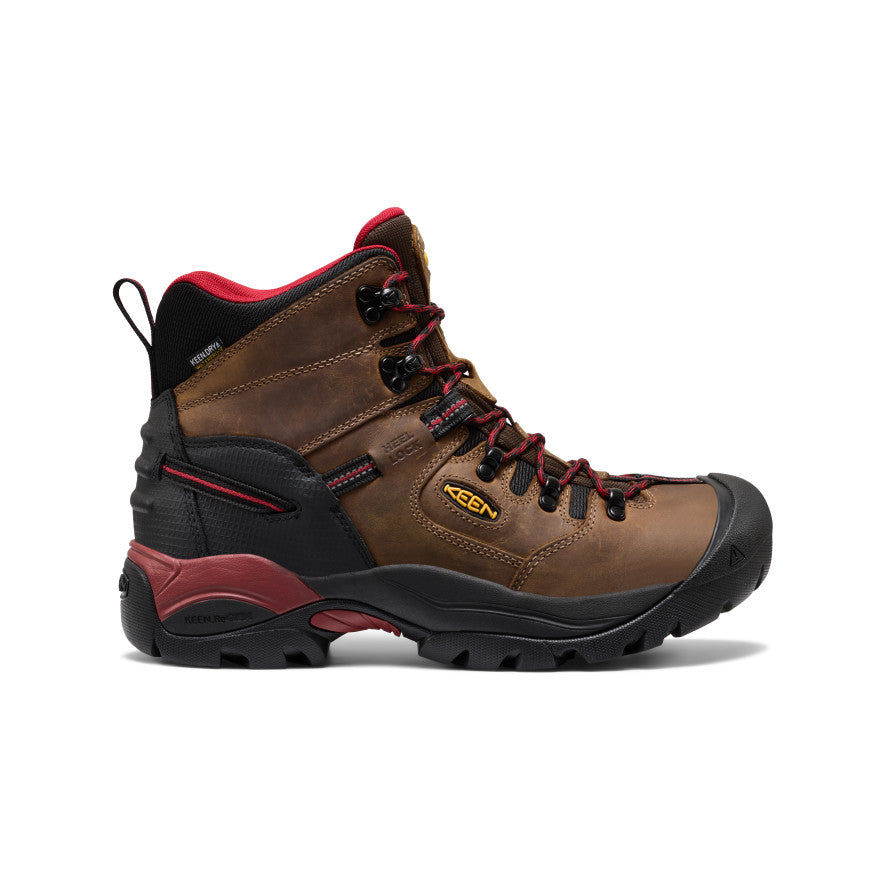 Men's Pittsburgh Energy 6" Waterproof Boot (Carbon Toe) Bison/Black / Keen Online