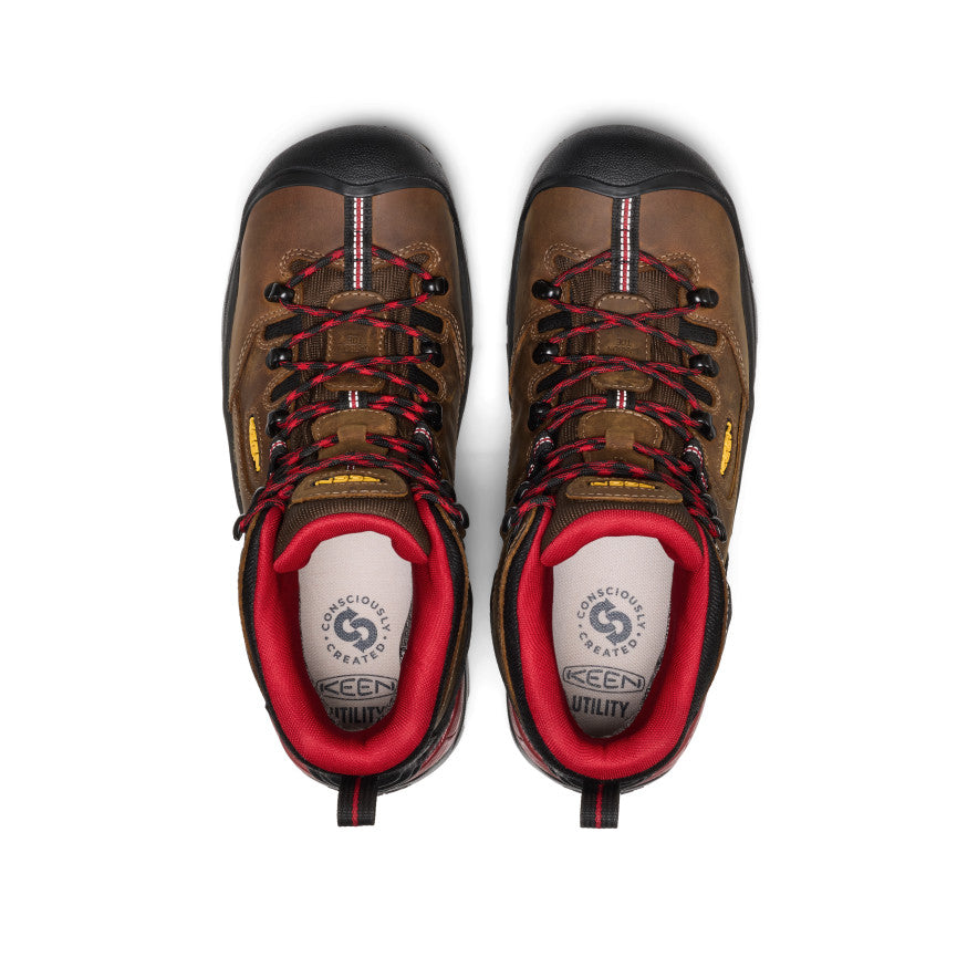 Men's Pittsburgh Energy 6" Waterproof Boot (Carbon Toe) Bison/Black / Keen Online