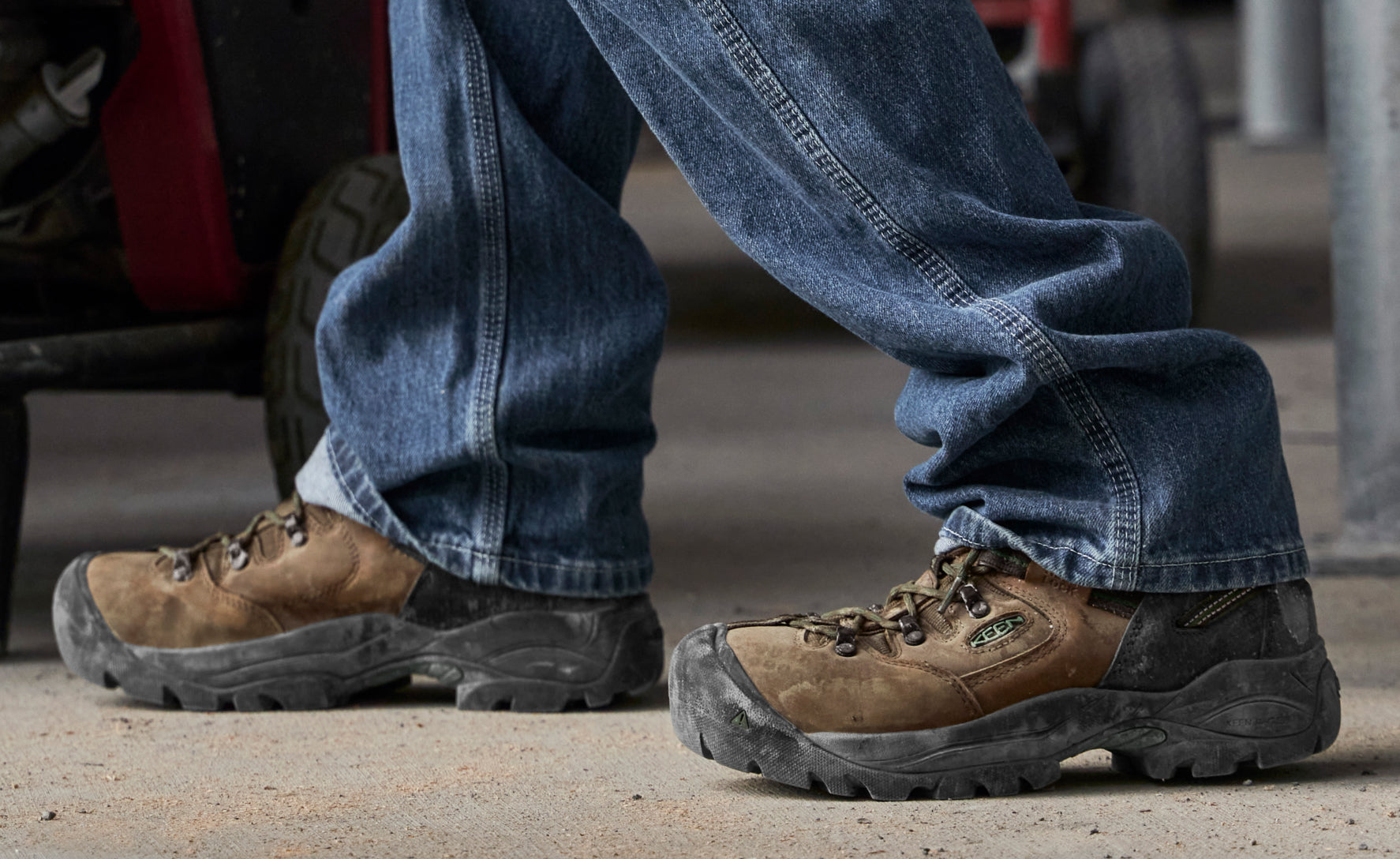 Men's Pittsburgh Energy 6" Waterproof Boot (Carbon Toe) Bison/Black / Keen Online