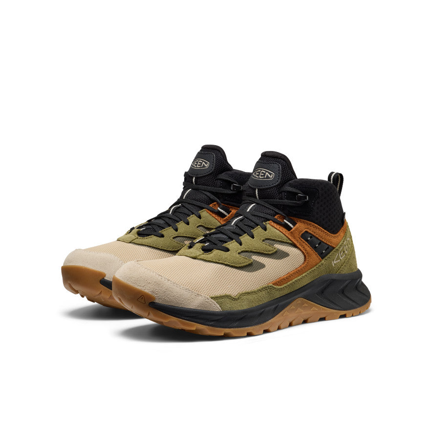 Men's Hightrail Waterproof Hiking Boot Safari/Black / Keen For sale