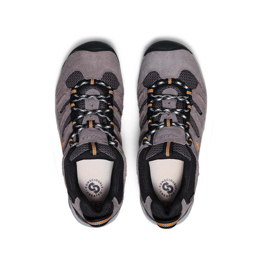 Men's Headout Waterproof Hiking Shoe Steel Grey/Orange Pepper / Keen Sale