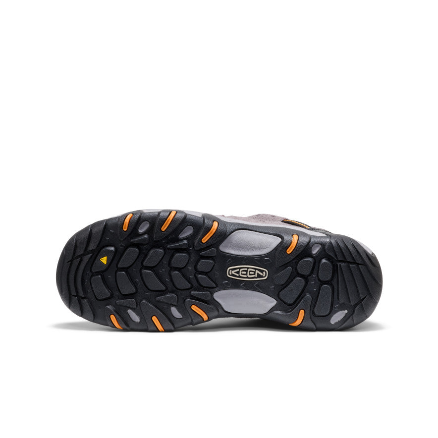 Men's Headout Waterproof Hiking Shoe Steel Grey/Orange Pepper / Keen Sale
