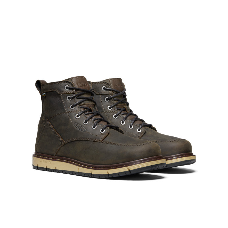 Men's San Jose 6" Waterproof Boot (Soft Toe) Cascade Brown | Keen Discount