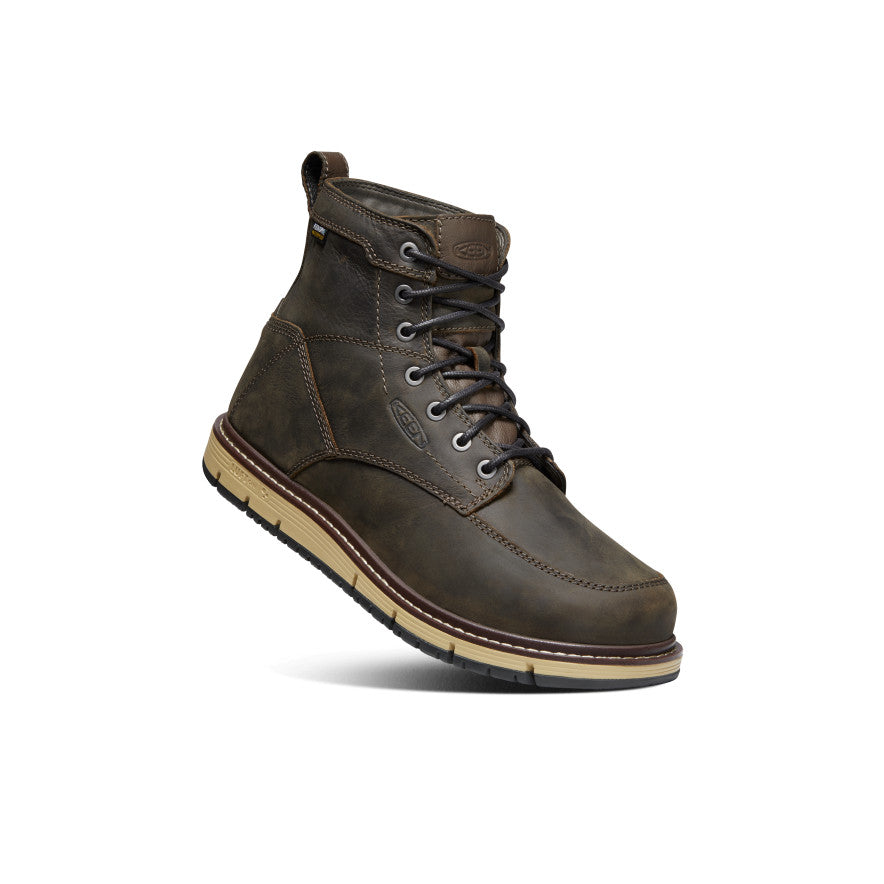 Men's San Jose 6" Waterproof Boot (Soft Toe) Cascade Brown | Keen Discount