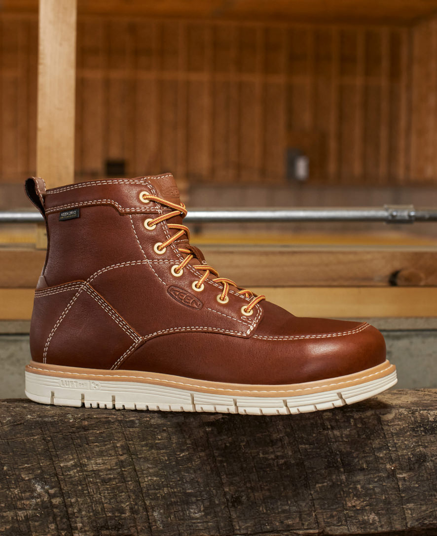 Men's San Jose 6" Waterproof Boot (Soft Toe) Cascade Brown | Keen Discount